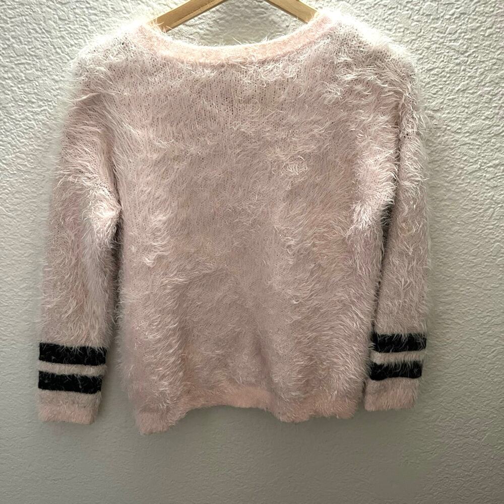 Limited Edition Barbie x Forever 21 Pink Fuzzy Sweater Small Rare Y2K Barbiecore - Picture 5 of 8